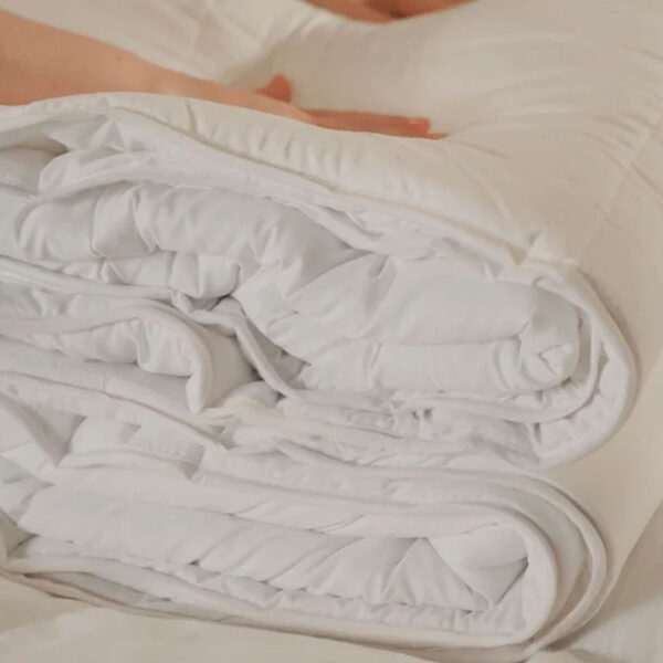 Edredom Duvet Literie Microfibra Matelassado Santinelle Branco Queen - Image 2