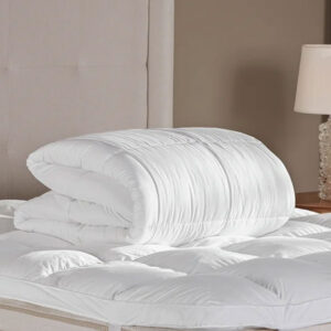 Edredom Duvet Literie Microfibra Matelassado Santinelle Branco Queen